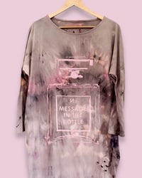 Image 3 of  HANDGEFÄRBT ✘  SHIRT KLEID ✘ IBIZA PRINT  ✘ VINTAGE  ✘ UPCYCLED 1