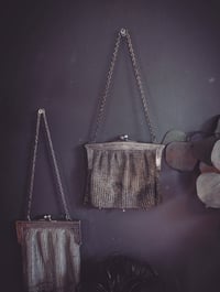 Image 1 of Leather lined chainmail purse 