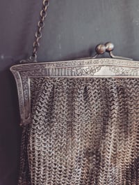 Image 3 of Leather lined chainmail purse 