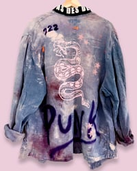 Image 2 of SNAKE ✘ HANDGEFÄRBT ✘ HEMDKLEID ✘ IBIZA PRINT  ✘ VINTAGE  ✘ UPCYCLED 1 1