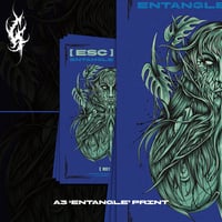 Image 2 of A3 'ENTANGLE' ART PRINT
