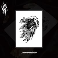 Image 1 of A5 'FIGHTING FISH' ART PRINT