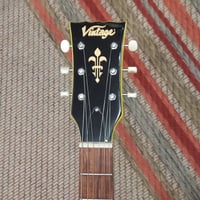 Image 3 of V132 ReIssued Electric Guitar from 'Vintage' ~ TV Yellow
