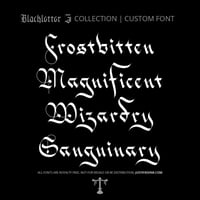 Image 6 of Rattus Bastarda (1 style) - Custom Font