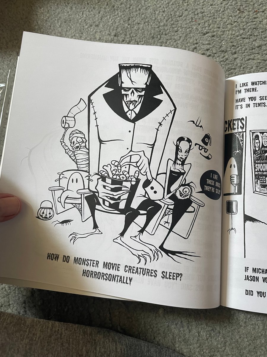 Image of New 48 page MONSTER JOKE BOOK - signed by me 