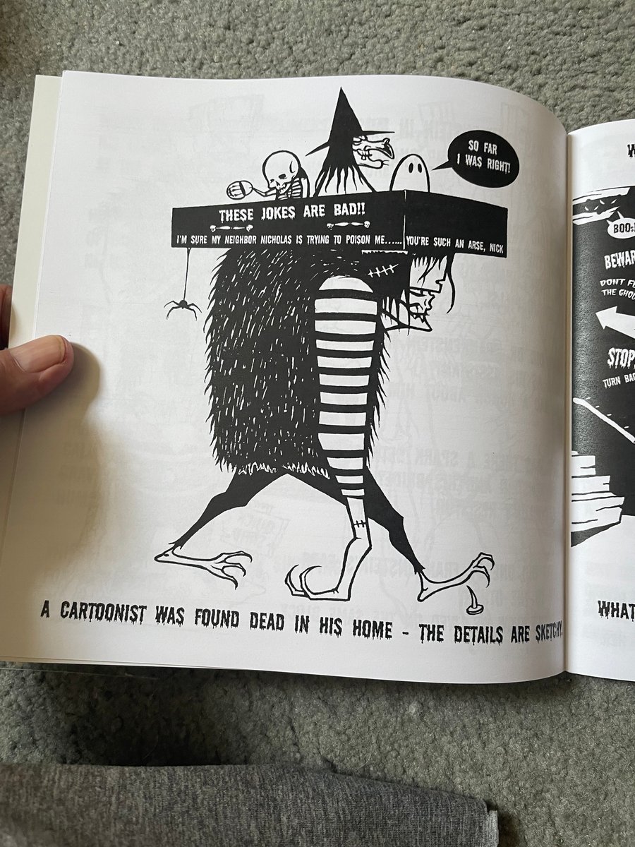 Image of New 48 page MONSTER JOKE BOOK - signed by me 