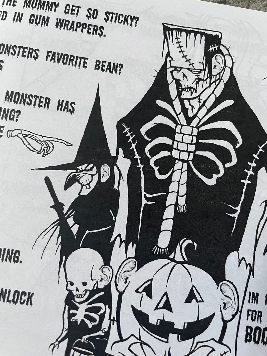 Image of New 48 page MONSTER JOKE BOOK - signed by me 