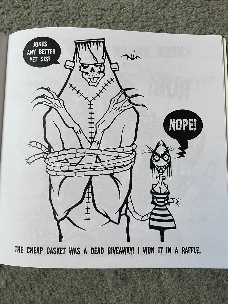 Image of New 48 page MONSTER JOKE BOOK - signed by me 