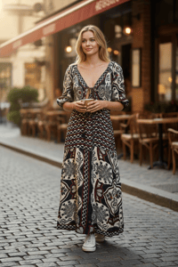 Image 1 of FARM Rio- "Lenço Paixão" Maxi Dress
