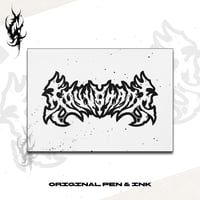 Image 1 of A4 ORIGINAL ARTWORK 'DOOM LOGO'