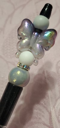Image 9 of Colorful Butterfly Acrylic Charm Beaded Pens 