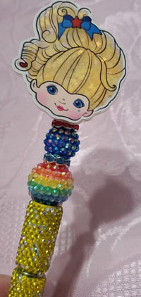 Image 6 of Rainbow Girl Bling Rhinestone Shakers Beaded Pens 