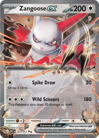 Zangoose ex - ME: Ascended Heroes - Near Mint