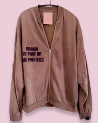 Image 5 of FLOWER CHILD HOODY JACKE ⛧°SCREENPRINT ⛧° OVERSIZED ⛧° UNISEX
