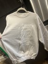 XL**LA APPAREL CEMENT DOUBLE-SIDED**CEMENT CREWNECK