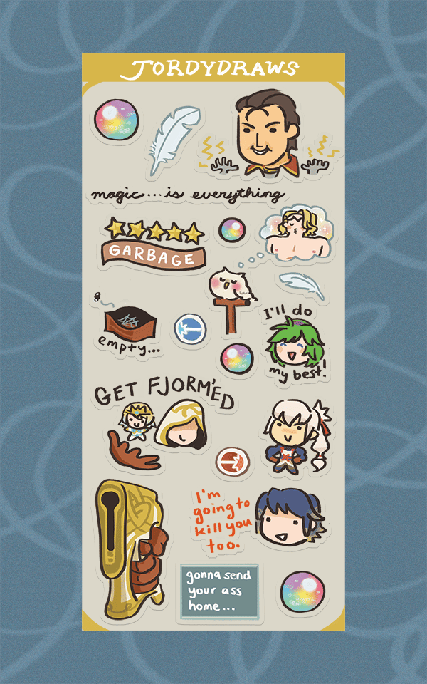 Image of FEH Memes Sticker Sheet