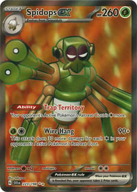 Spidops ex - 223/198 - SV01: Scarlet & Violet Base Set - Near Mint