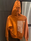 S DUSTY ORANGE REVERSE WEAVE CHAMPION HOMEAUX HOODIE 2-SIDED