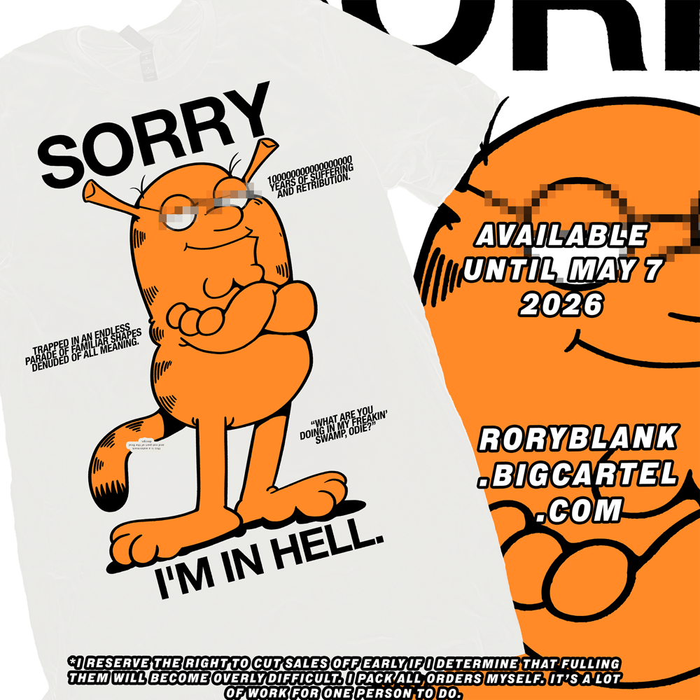 Image of Sorry I'm In Hell (Order by May 7th 2026) - Vintage White