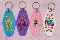 Image 1 of Assorted Motel Room Keychains