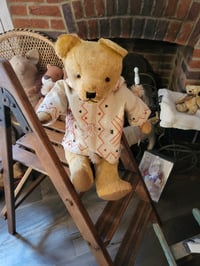 Image 1 of Vintage 1950s mohair bear 48cm