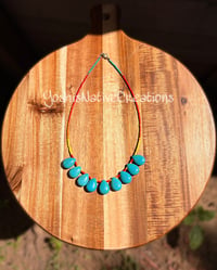 Image 2 of Turquoise sunrise choker 