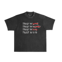 Image 1 of Trust in God x He Died For You Tee (Black)