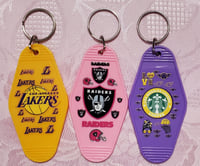 Image 1 of Assorted Motel Room Keychains 3