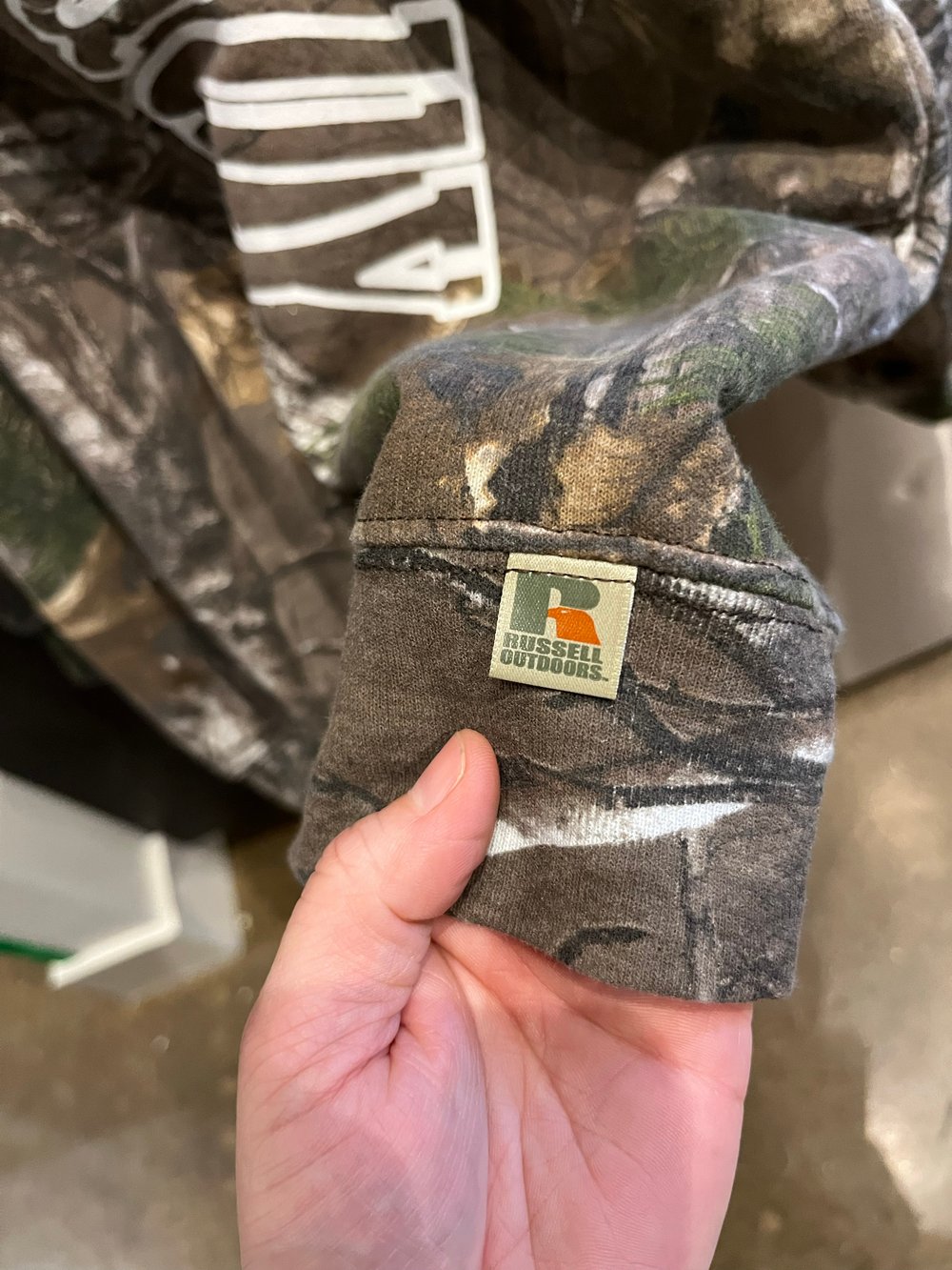 M CAMO RUSSEL 1/4 ZIP homeaux vertical