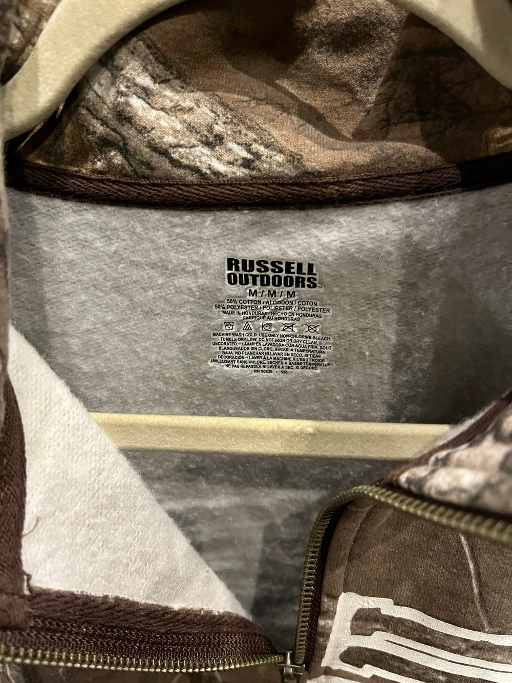 M CAMO RUSSEL 1/4 ZIP homeaux vertical