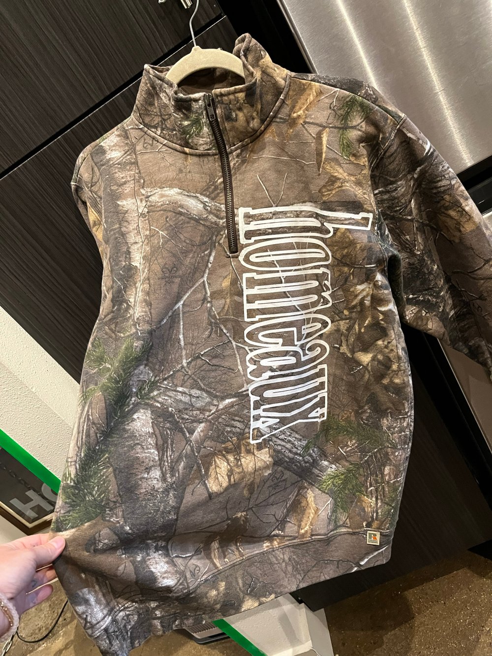 M CAMO RUSSEL 1/4 ZIP homeaux vertical