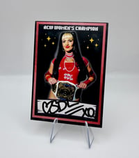 *NEW* ACW WOMEN'S CHAMP SIGNED TRADING CARD