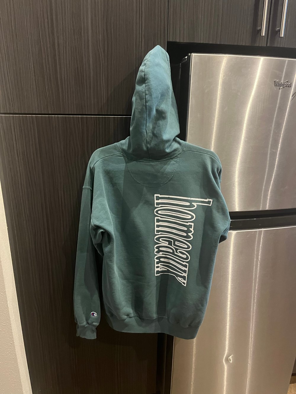 M CACTUS CHAMPION HOMEAUX HOODIE 2-SIDED**PRINT HICCUPS ON FRONT OVER POCKET