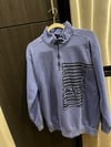 M FLO BLUE HOMEAUX COMCOLORS 1/4 ZIP