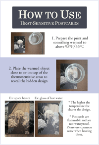 Image 2 of FE3H Dimileth Heat Sensitive Postcard