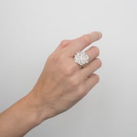 Image 2 of Mudan Ring, Sterling Silver