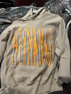S TAN REVERSE WEAVE CHAMPION "HEYMAMAS" HOODIE 