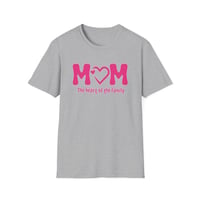 Image 4 of MOM: The Heart of the Family T-Shirt
