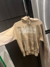 S TAN REVERSE WEAVE CHAMPION "SAPHLETICS" HOODIE 