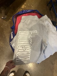 Image 2 of MENS L GREY CHAMPION REVERSE WEAVE HOMEAUX SHORTS*