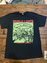 Image 1 of Album Art Shirt-Green & Red