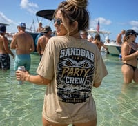 Image 4 of Sandbar Party Crew Tee
