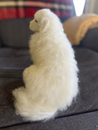 Image 3 of 12” Sitting Great Pyrenees  FREE SHIPPING 