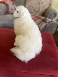 Image 4 of 12” Sitting Great Pyrenees  FREE SHIPPING 