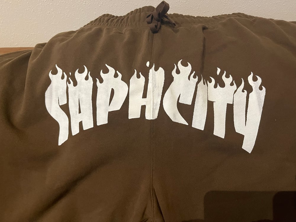 3XL BROWN NIKE FLIGHT SAPHCITY SWEATPANTS