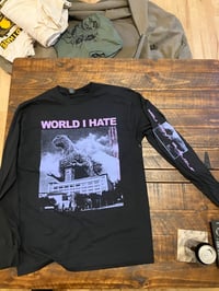 Image 1 of Godzilla Longsleeve-Blue & Purple