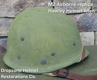 Image 11 of  Repro WWII Hawley M2 Airborne Helmet liner Rayon Webbing. 
