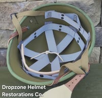Image 1 of  Repro WWII Hawley M2 Airborne Helmet liner Rayon Webbing. 