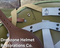 Image 7 of  Repro WWII Hawley M2 Airborne Helmet liner Rayon Webbing. 