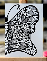 Butterfly collectable art card (design 2)